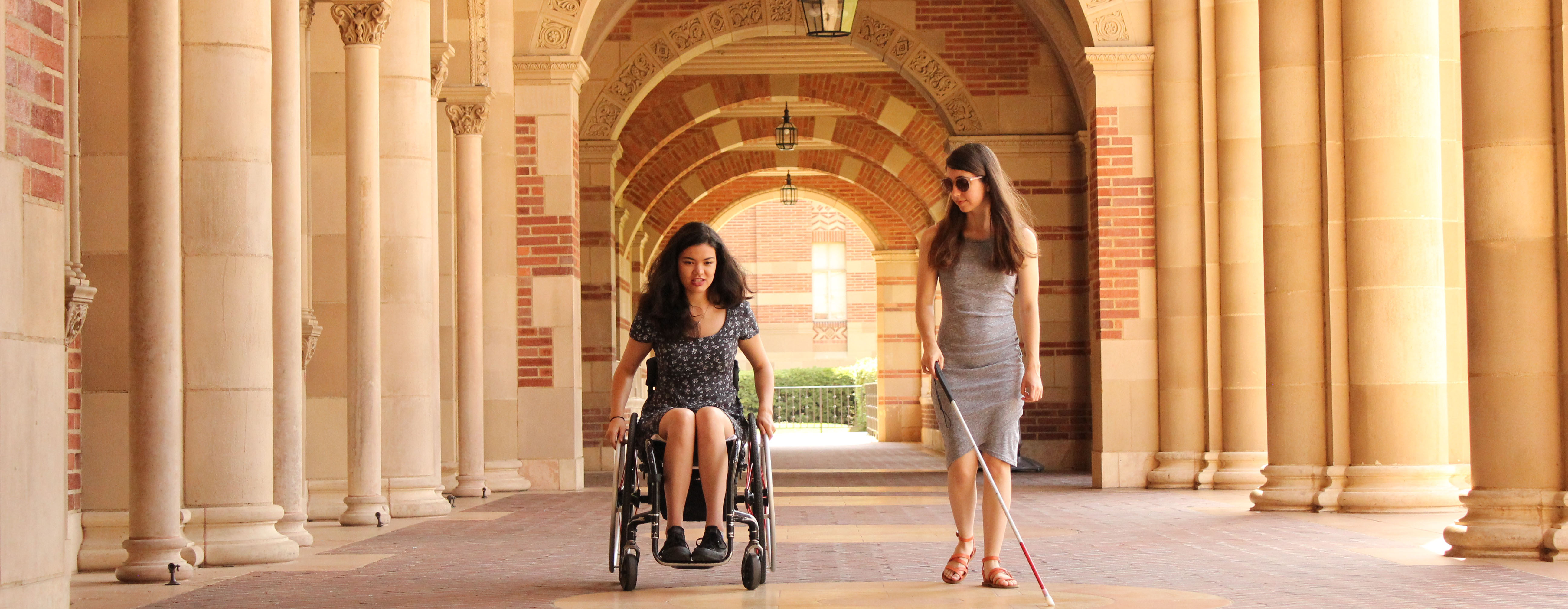 Carolanne Link and Megan Borella by Royce Hall