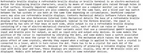 Condensed paragraph with tightly packed lines of blurry black text.