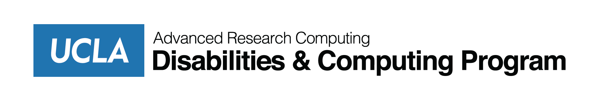 UCLA Disabilities & Computing Program, Office of Advanced Research Computing